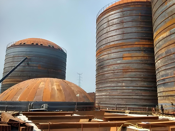 蒋湖农场焦粉钢板仓